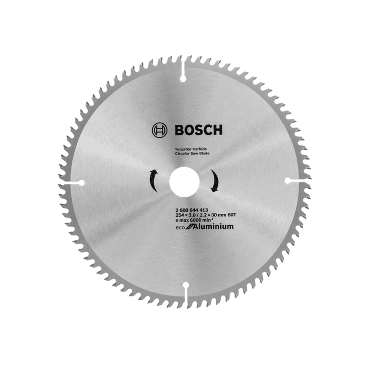 disco serra circular eco aluminio 254x30mm z80 - bosch