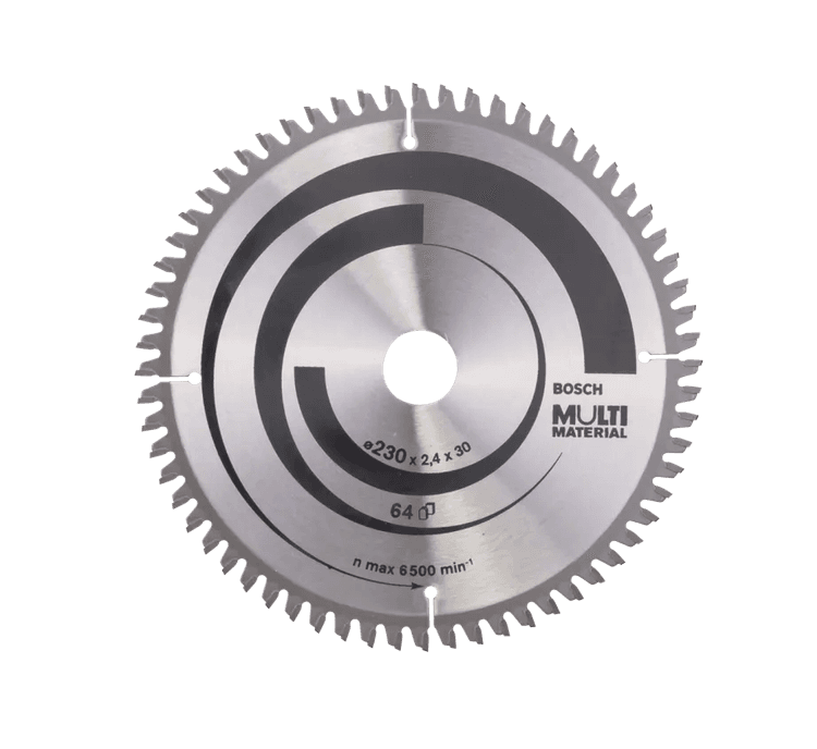 disco serra circular multimaterial 230x30 64d - bosch